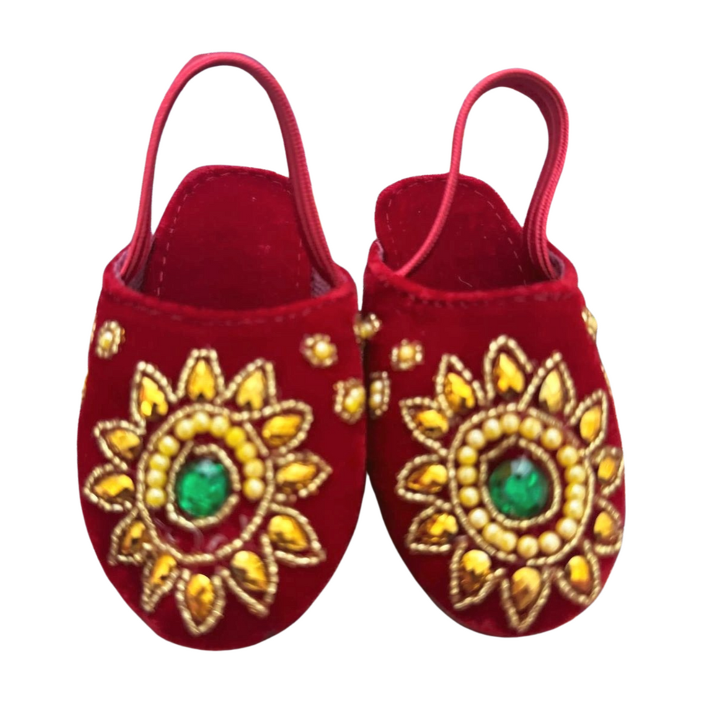 Nepali Handmade Traditional Toddler Makhmali Shoes, Super Comfy and Stylish ShoeS