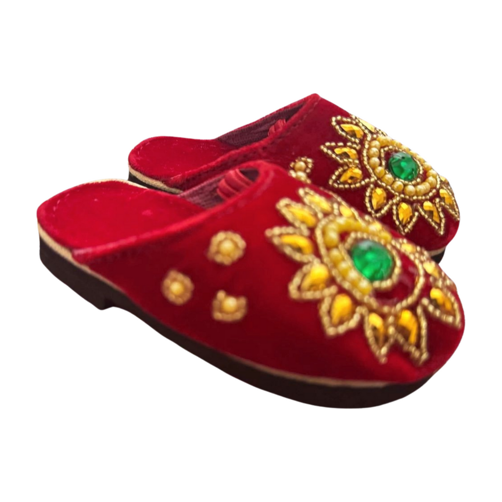 Nepali Handmade Traditional Toddler Makhmali Shoes, Super Comfy and Stylish ShoeS