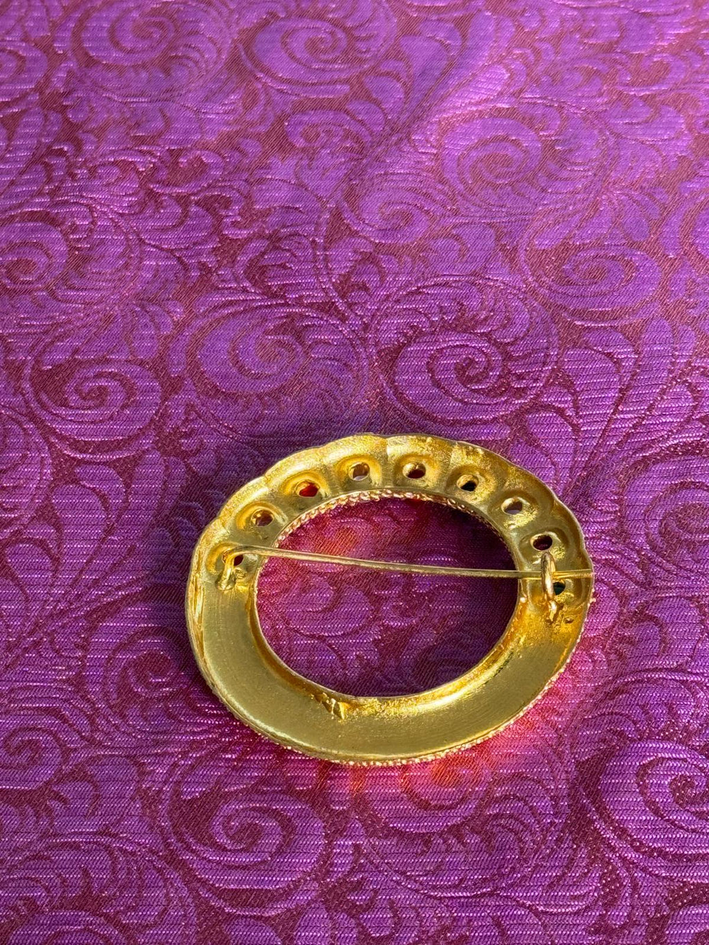 Navratna Saree Pin: Royal Nepali Traditional Sari Hair Pin – Elegance in Every Detail