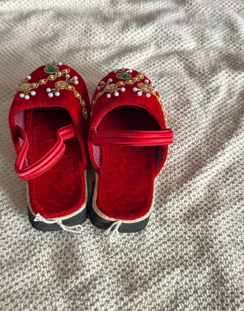 Nepali Handmade Traditional Toddler Makhmali Shoes, Super Comfy and Stylish ShoeS
