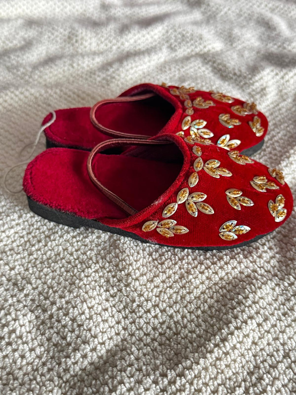 Nepali Handmade Traditional Toddler Makhmali Shoes, Super Comfy and Stylish ShoeS