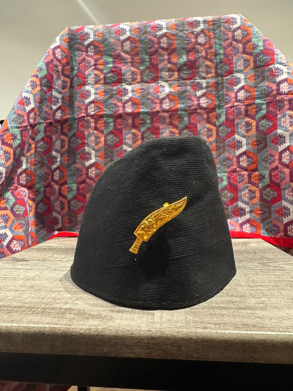 Nepali Khukuri Topi/ Coat Pin Set of Two pcs