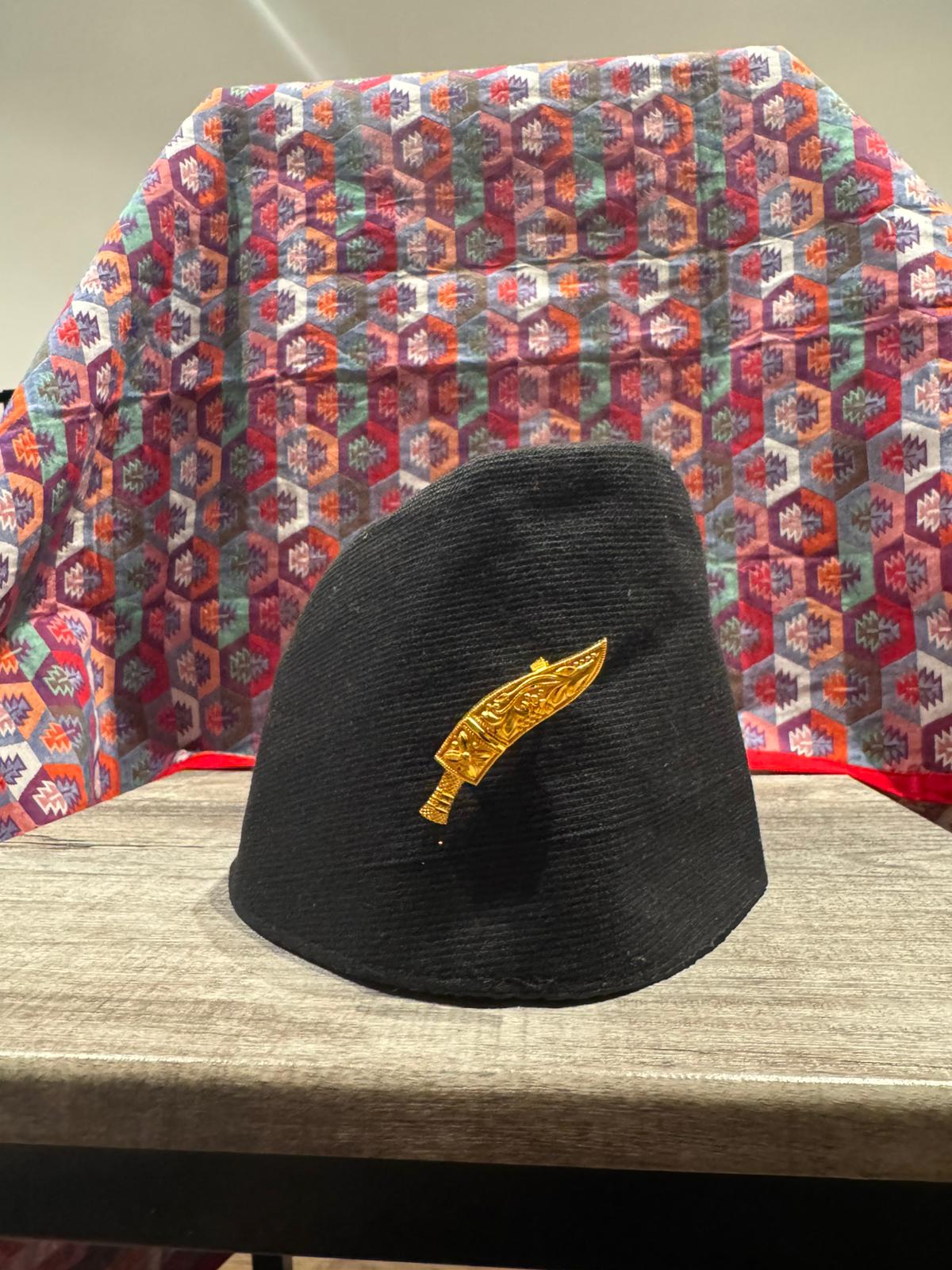 Nepali Khukuri Topi/ Coat Pin Set of Two pcs