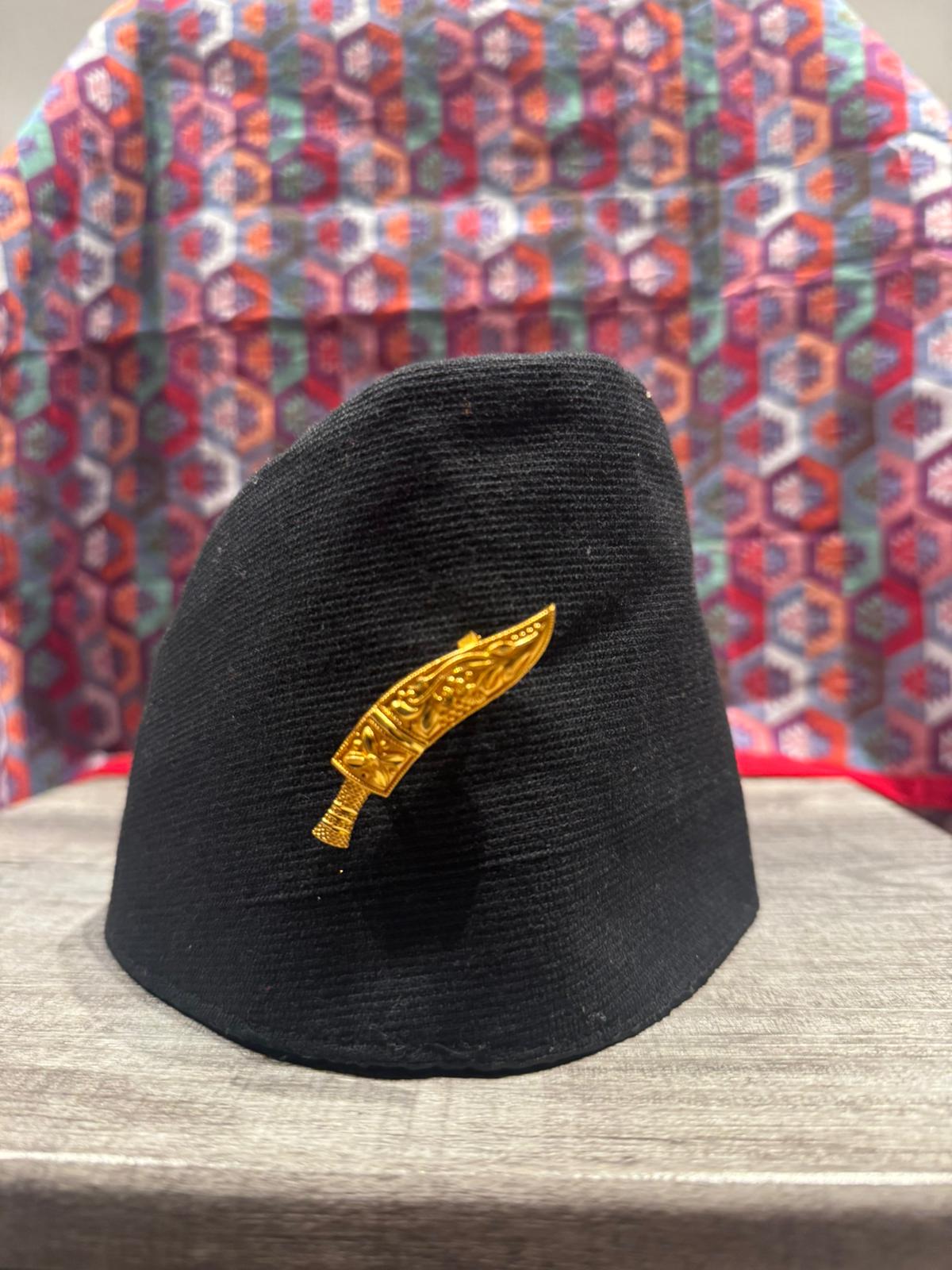 Nepali Khukuri Topi/ Coat Pin Set of Two pcs