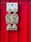 White Pinjada Jhumka Long Size, Fashion Jewellery